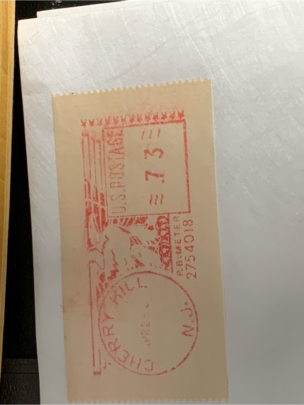 Twenty Nine (29) Vintage 1984 USPS Meter Stamps $50 Value Cherry Hill NJ - Picture 7 of 9